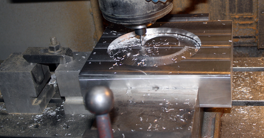 Picture of CNC machining in IDaho Falls