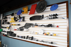 display wall of our injection molding company